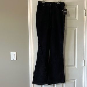 Black flared jeans